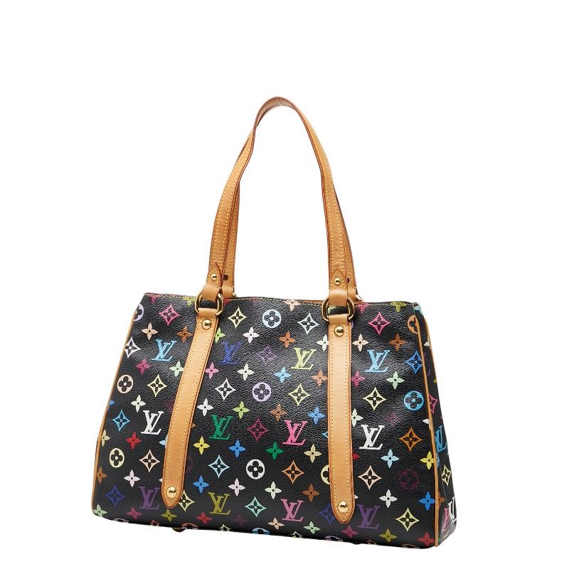 Louis Vuitton Monogram Multicolor Aurelia MM Tote Black — view 2
