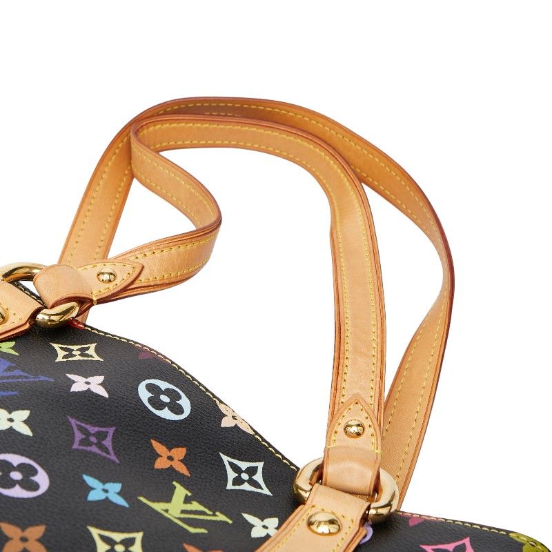 Louis Vuitton Monogram Multicolor Aurelia MM Tote Black — view 8