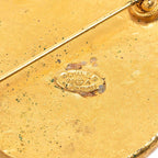 Chanel Vintage CC Logo Gold Black Plated — view 3