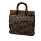 Fendi Zucca Brown Canvas Leather — view 2