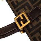 Fendi Zucca Brown Canvas Leather — view 4