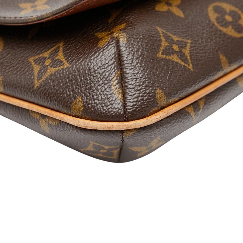 Louis Vuitton Monogram Musette Tango Short Crossbody Shoulder Bag Brown — view 6