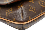 Louis Vuitton Monogram Musette Tango Short Crossbody Shoulder Bag Brown — view 6