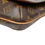 Louis Vuitton Monogram Musette Tango Short Crossbody Shoulder Bag Brown — view 5