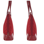Gucci Red Gold GG Canvas Enamel 002 Tote Shoulder Bag — view 8