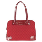 Gucci Red Gold GG Canvas Enamel 002 Tote Shoulder Bag — view 2