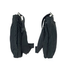 Prada Tessuto Black Silver Nylon Shoulder Bag — view 8
