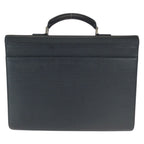Louis Vuitton Epi Black Silver Leather Business Bag — view 2