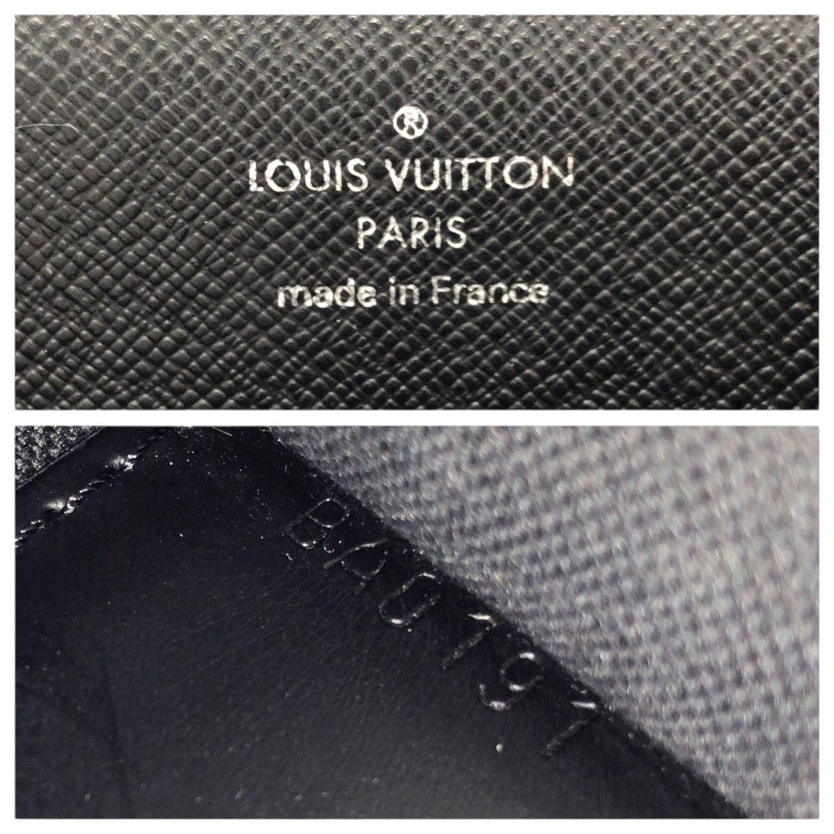 Louis Vuitton Epi Black Silver Leather Business Bag — view 4