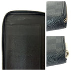 Louis Vuitton Damier Graphite Zippy Organizer Black Silver — view 6
