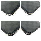 Louis Vuitton Damier Graphite Zippy Organizer Black Silver — view 4