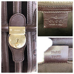 Gucci Guccissima Brown Gold Leather Handbag — view 3