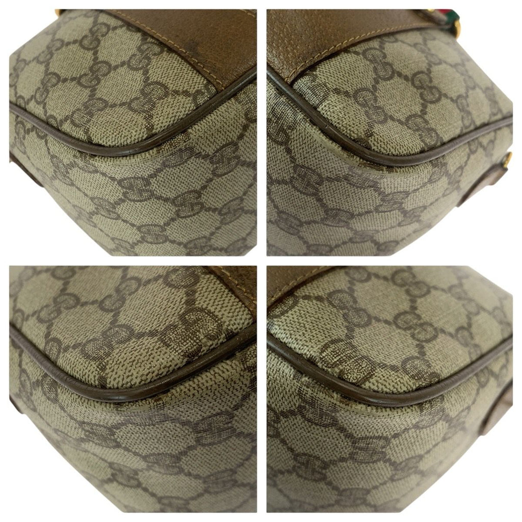 Gucci Vintage Sherry Line Beige Brown GG Supreme Canvas 39.02.040 — view 3