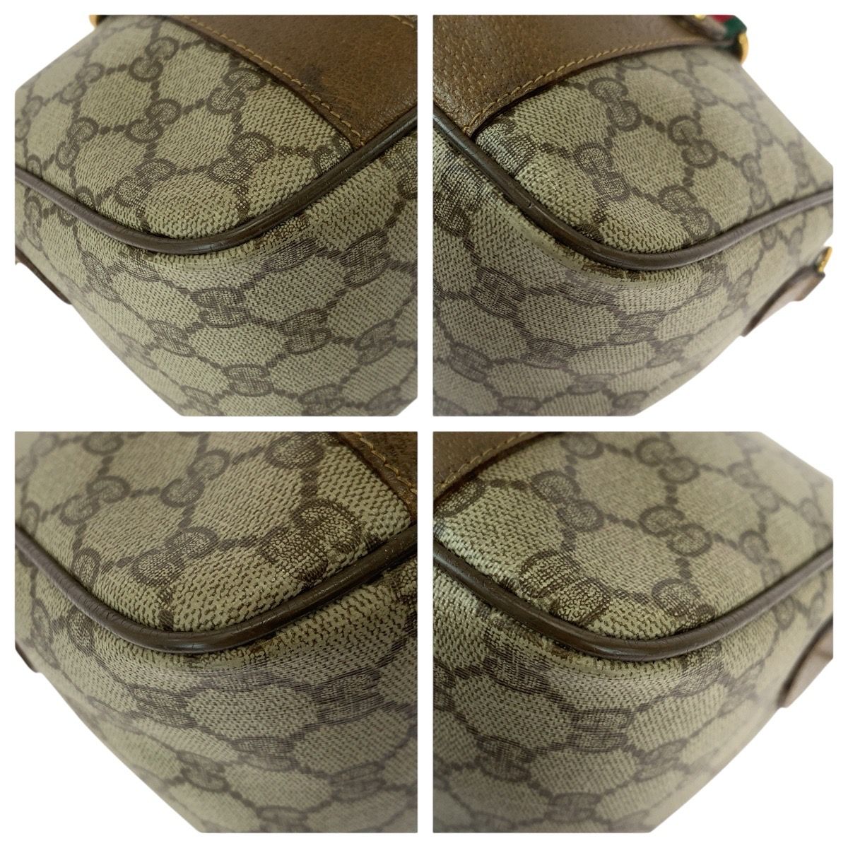 Gucci Vintage Sherry Line Beige Brown GG Supreme Canvas 39.02.040 — view 3