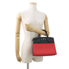Louis Vuitton Handbag Leather City Steamer PM Bag 2-Way Noir Black Rouge — view 4