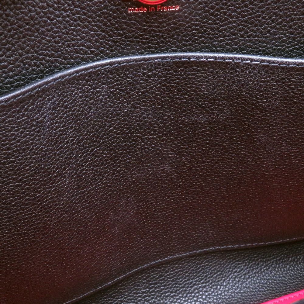Louis Vuitton Handbag Leather City Steamer PM Bag 2-Way Noir Black Rouge — view 7