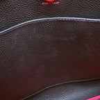 Louis Vuitton Handbag Leather City Steamer PM Bag 2-Way Noir Black Rouge — view 7