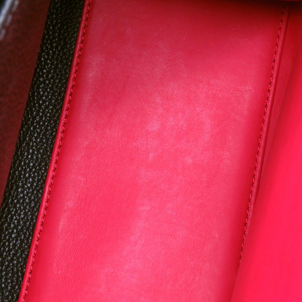 Louis Vuitton Handbag Leather City Steamer PM Bag 2-Way Noir Black Rouge — view 8