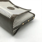Fendi Peekaboo Defender Mesh Bag Cover Bag Brown — view 7