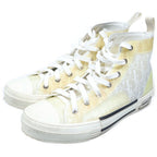 Dior Homme Oak High Top Cut Sneakers White — view 2