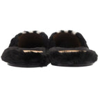 Gucci Adidas Horsebit Fur Slippers Flat Shoes Black — view 4