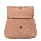 Bottega Veneta Olympia Intrecciato Leather Pink Shoulder Bag — view 6