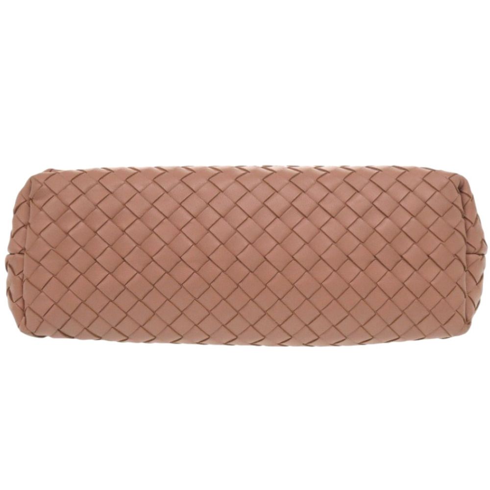 Bottega Veneta Olympia Intrecciato Leather Pink Shoulder Bag — view 3