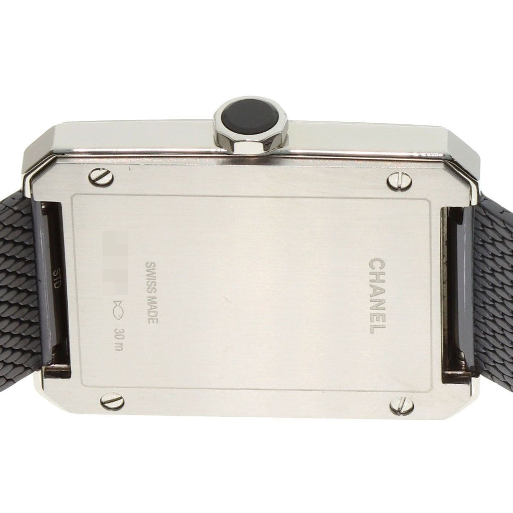 Chanel Boyfriend Tweed Diamond Watch SS — view 7
