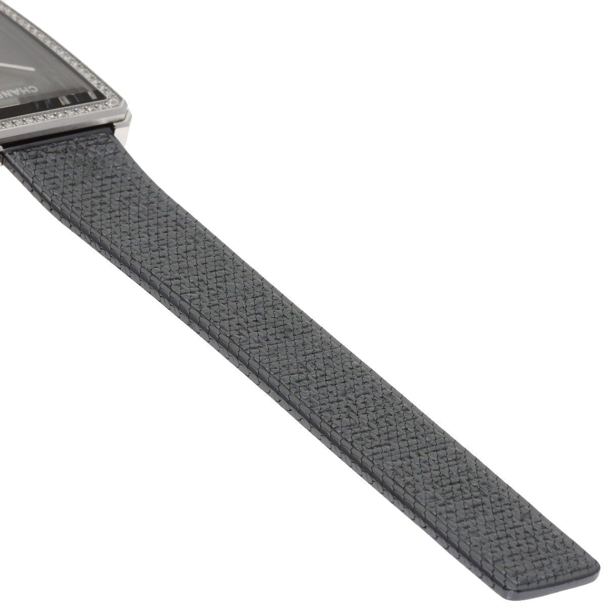 Chanel Boyfriend Tweed Diamond Watch SS — view 9