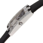 Harry Winston Avenue Night Papillon Watch 18K White Gold Leather — view 4