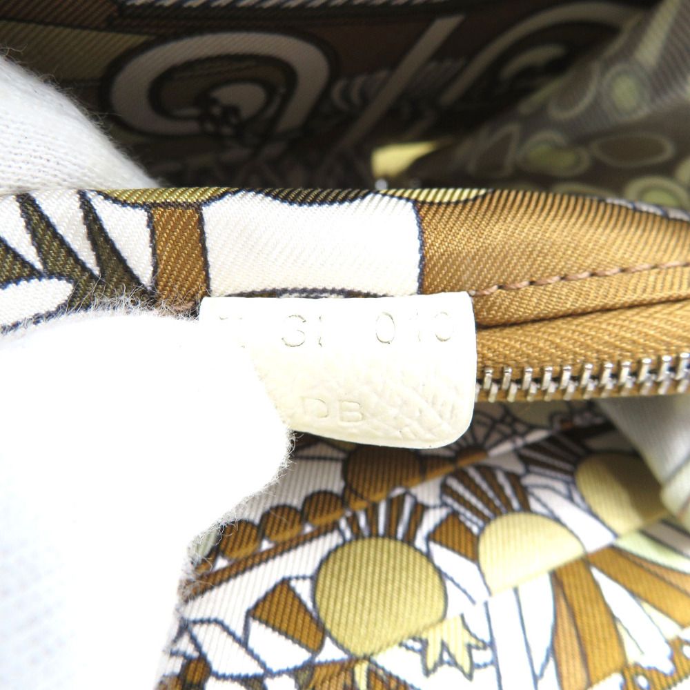 Hermes Azap Compact Silk in Veau Silver Cles Biscuit — view 5
