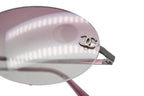 Chanel CC Logo Sunglasses Pink Acetate Eyewear — view 7
