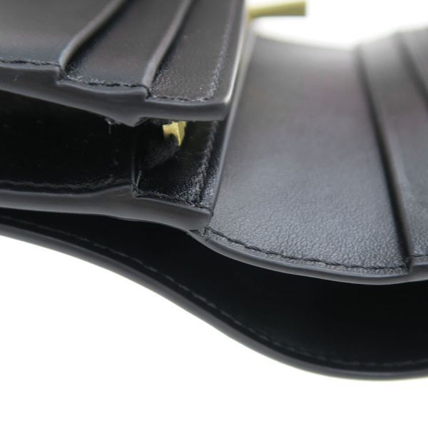 Celine Triomphe Compact Wallet Shiny Calfskin — view 8