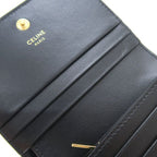 Celine Triomphe Compact Wallet Shiny Calfskin — view 9