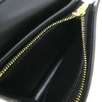 Celine Triomphe Compact Wallet Shiny Calfskin — view 4