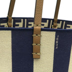 Fendi Roll Small Reversible Tote Pecan &Ff — view 4