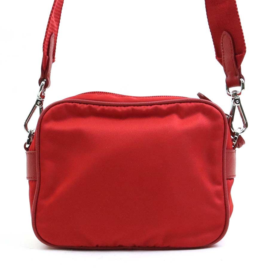 Prada Shoulder Bag Nylon Red — view 3