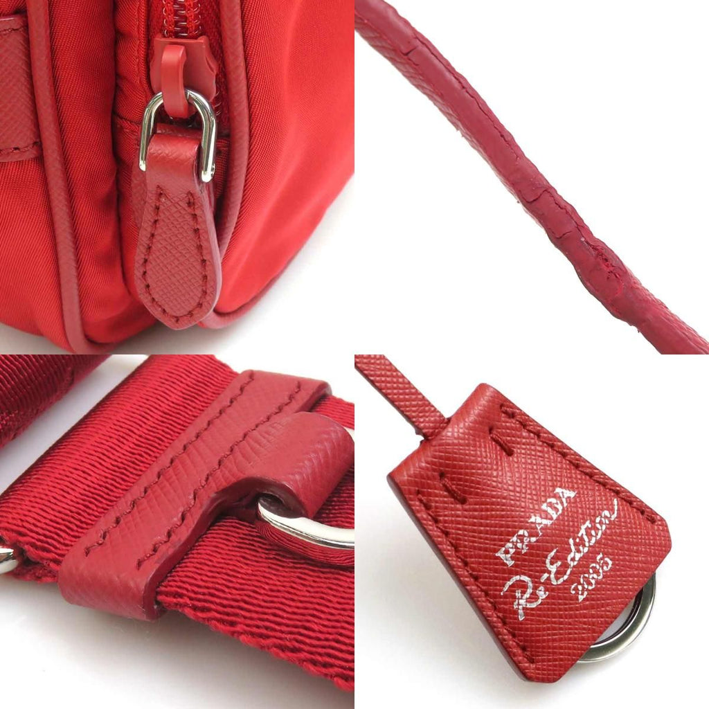 Prada Shoulder Bag Nylon Red — view 8