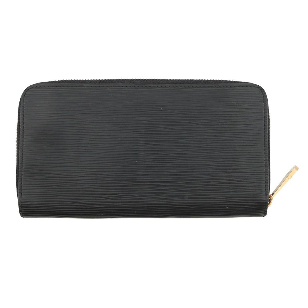 Louis Vuitton Wallet Epi Zippy Round Noir Black — view 3