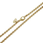 Dior Rhinestone Logo Necklace Gold — view 7