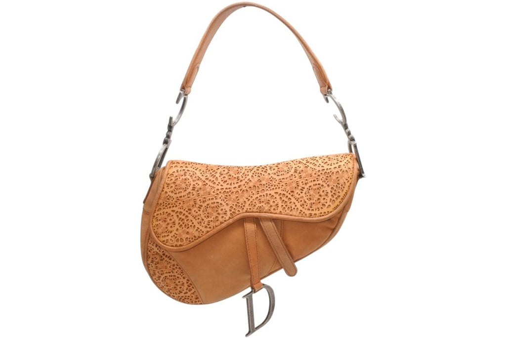 Dior Limited Edition Saddle Bag Perforated