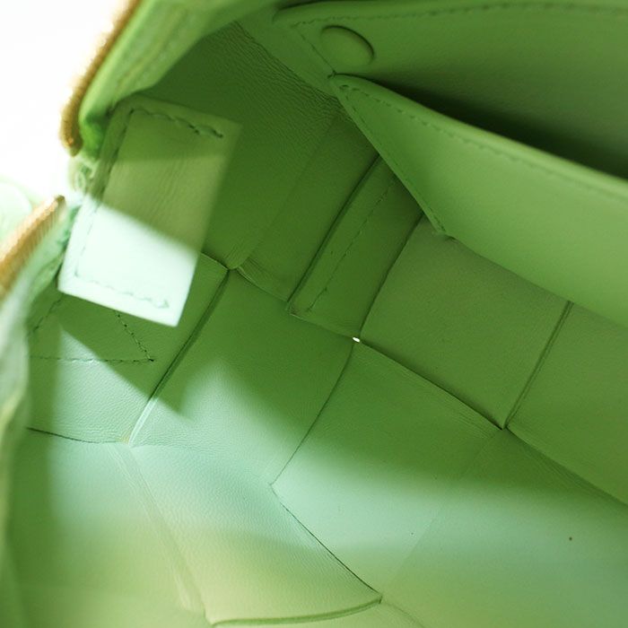 Bottega Veneta Intrecciato Shoulder Bag Lambskin — view 4