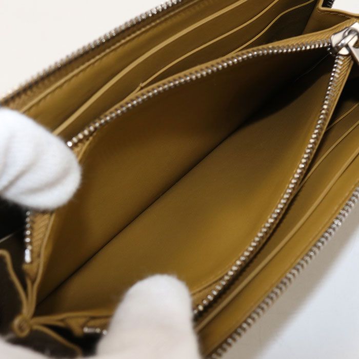 Bottega Veneta Zip Around Wallet Intrecciato — view 4