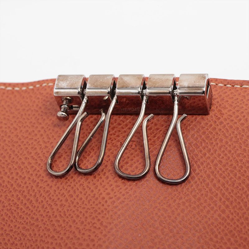 Hermes Key Case Bearn Constance Veau Epsom Metal Holder — view 5