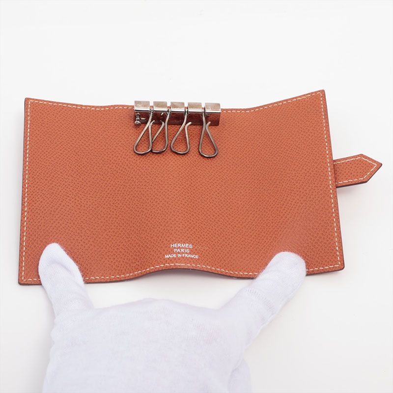 Hermes Key Case Bearn Constance Veau Epsom Metal Holder — view 4