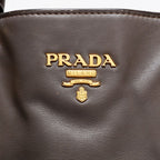 Prada Handbag Leather 2-Way Tote — view 8