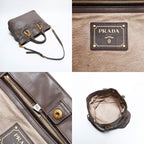 Prada Handbag Leather 2-Way Tote — view 9