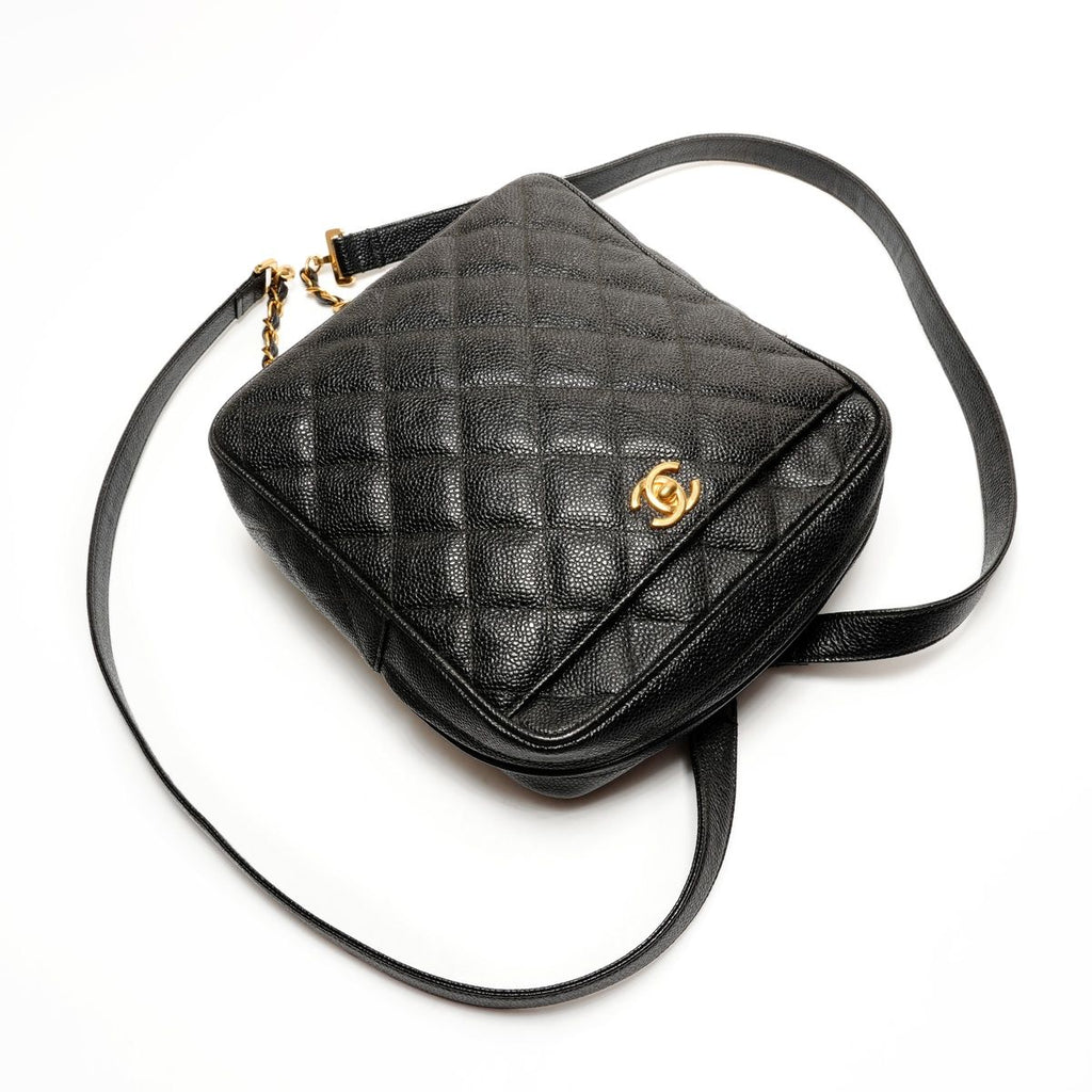 Chanel Backpack Caviar Turnlock — view 7