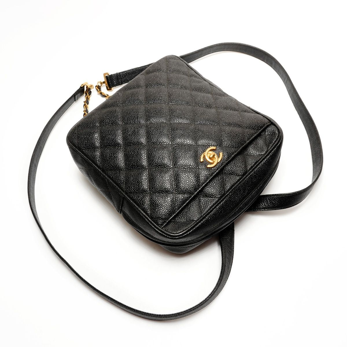 Chanel Backpack Caviar Turnlock — view 7