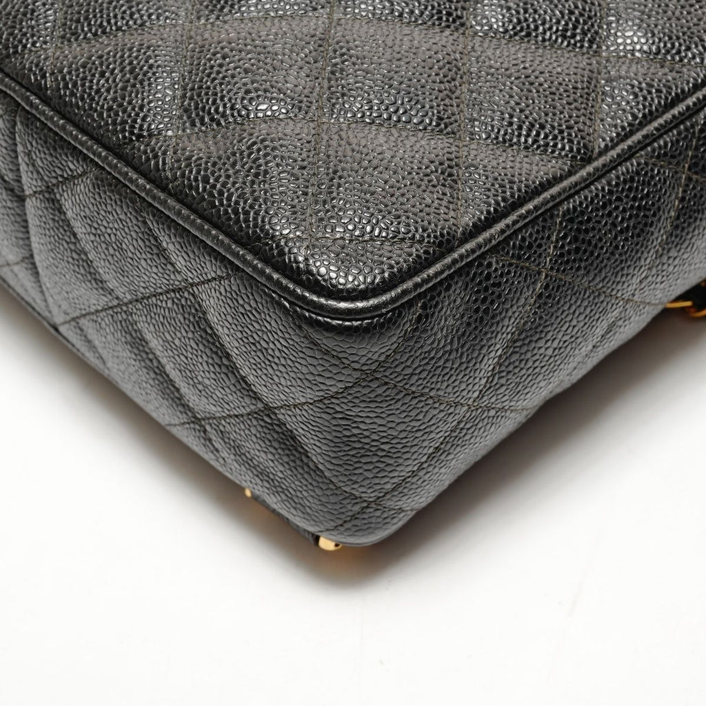 Chanel Backpack Caviar Turnlock — view 5